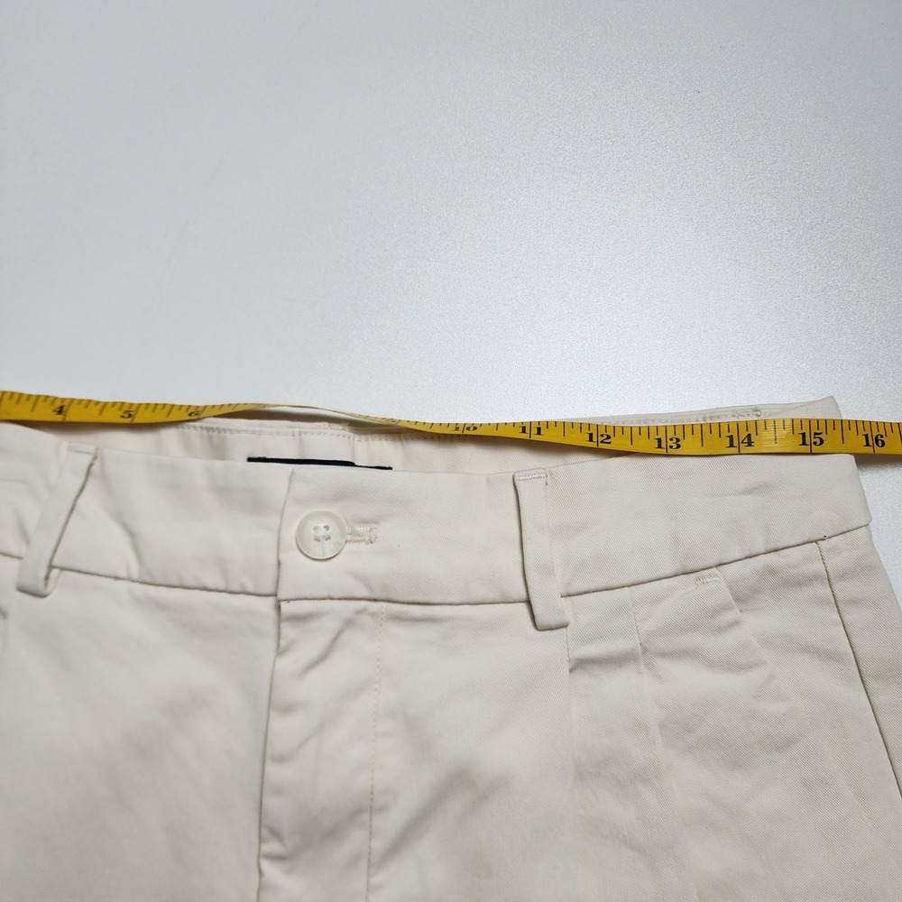 Banana Republic Factory Womens Authentic Chino Pleated Crop‎ Pants Size 8 Stone - Picture 10 of 15